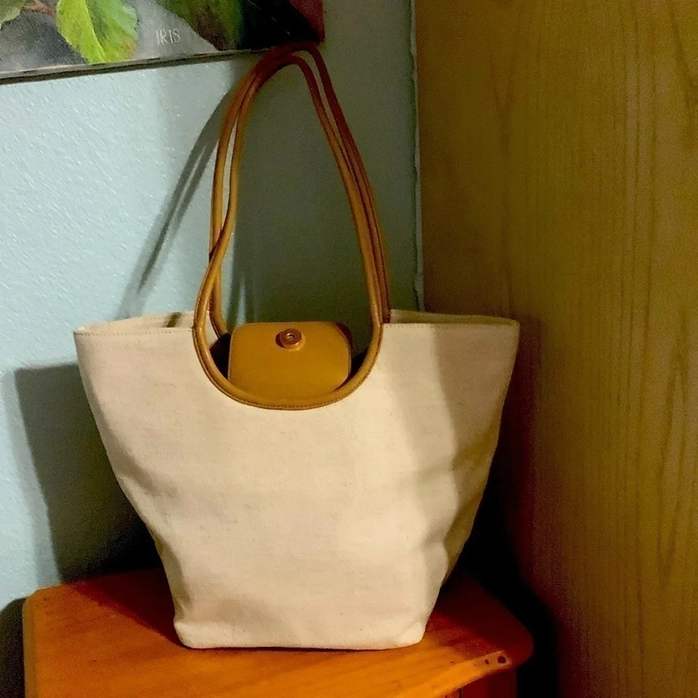Beautiful linen tote bag MARLO